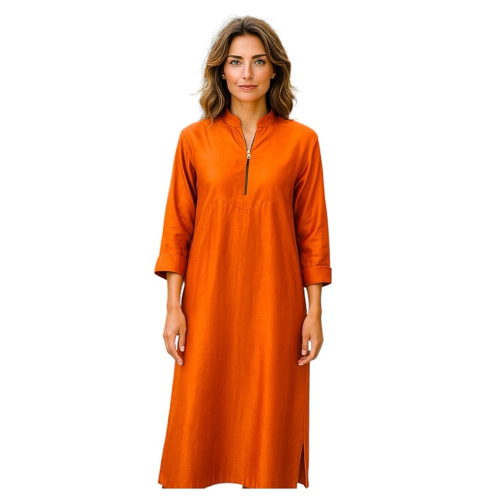 LOULOU DE LA FALAISE Tangerine Kaftan Dress‎ Womens